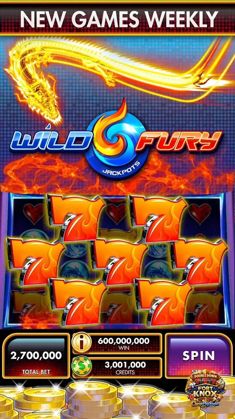 DoubleDown Fort Knox Slot Game screenshot 2